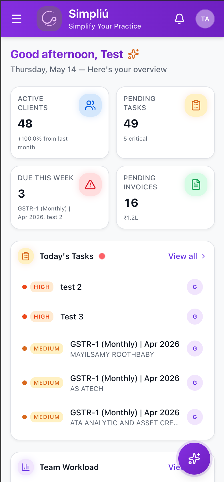 Mobile view